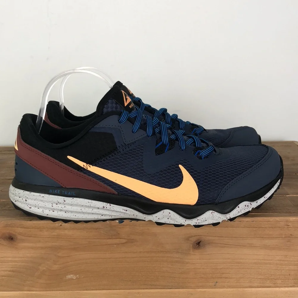 NIKE blue juniper trail all terrain mountain sneakers us mens size 9.5